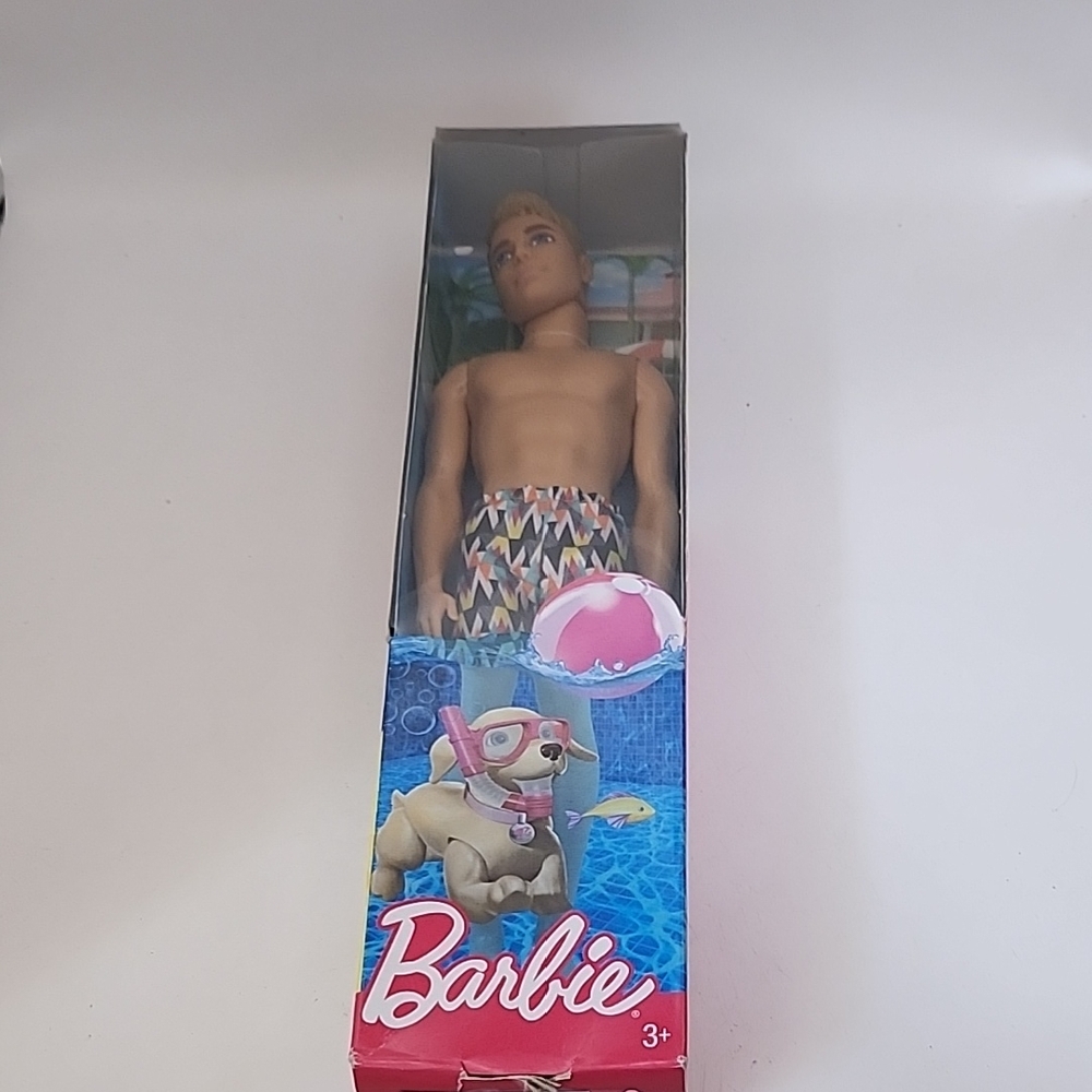 Barbie Swim Ken Doll Blonde NWT